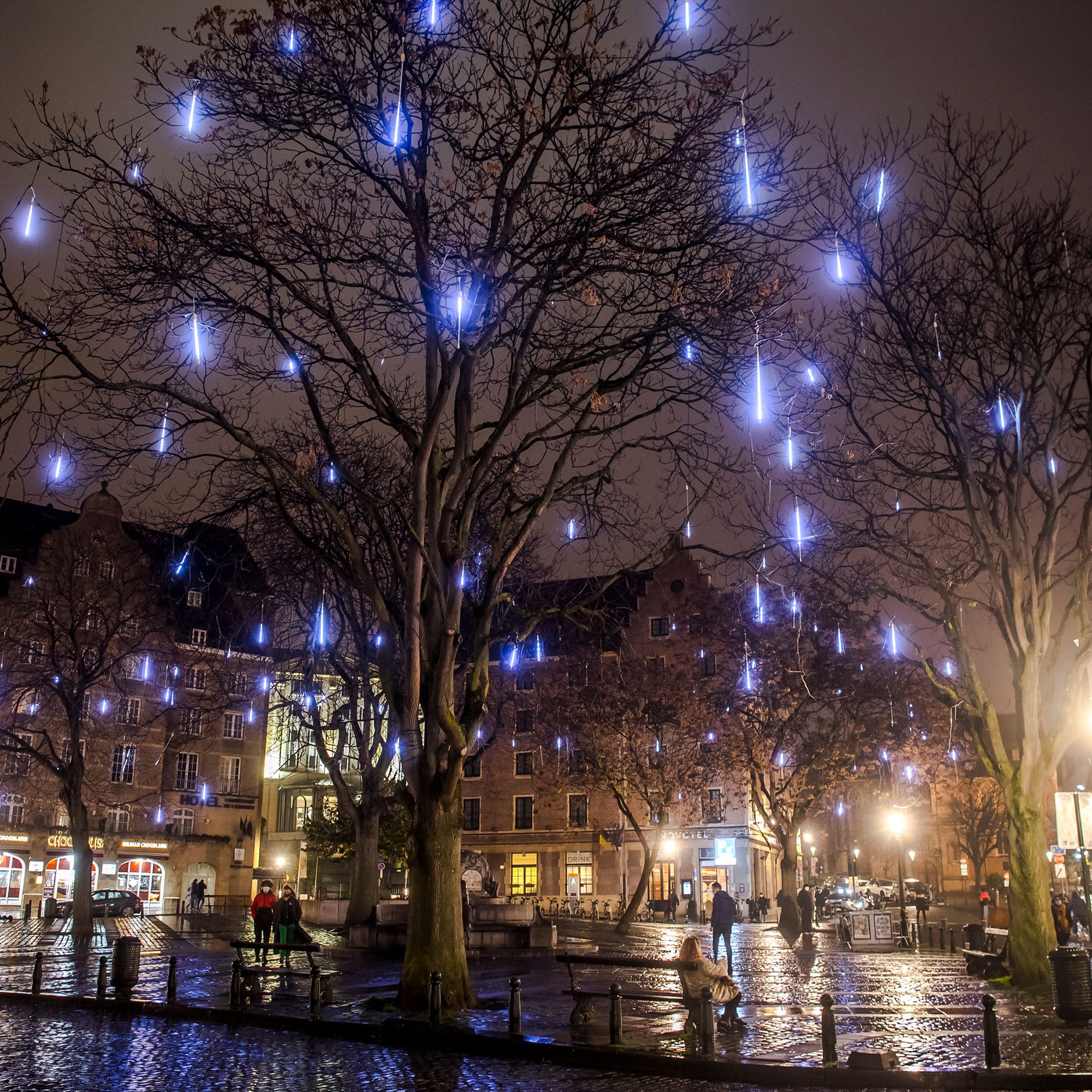 Droplight effet chute de neige - H1m - 230V